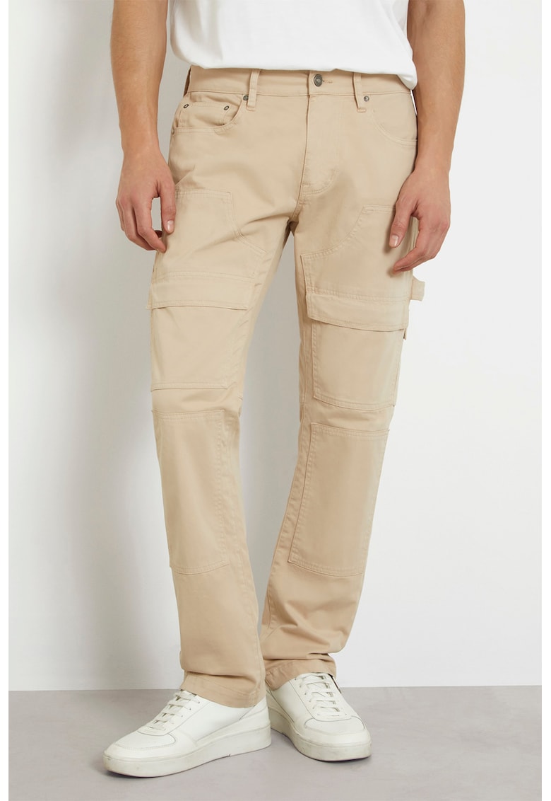 Карго панталон Utility - Светло бежово GUESS