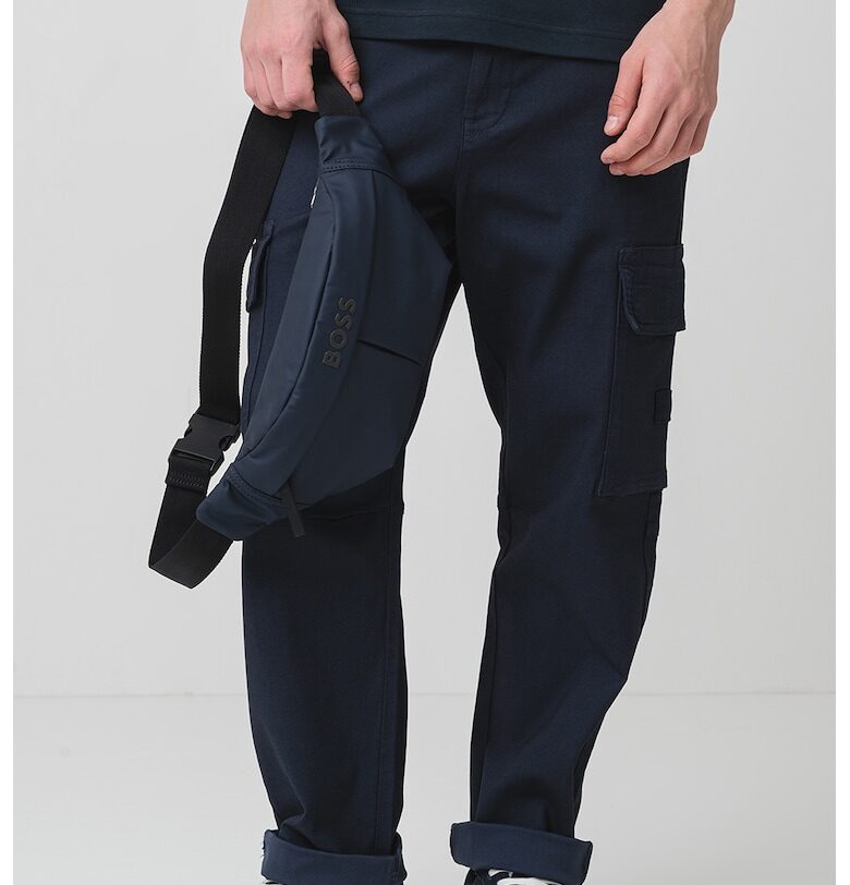 Карго панталон със средна талия - Ултрамарин синьо BOSS