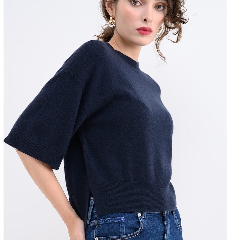 Кашмирен пуловер - Черен Marella