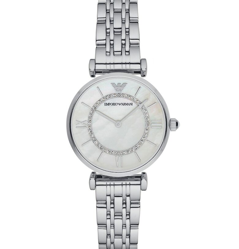 Кварцов часовник Gianni - Сребрист Emporio Armani