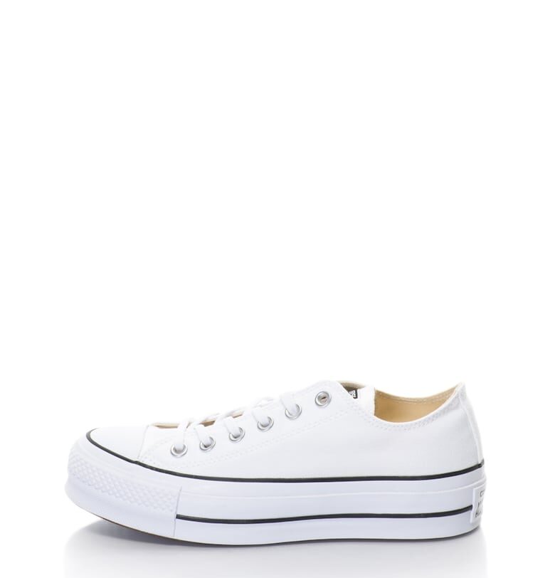 Кецове Chuck Taylor All Star Lift с равна платформа - Бял Converse