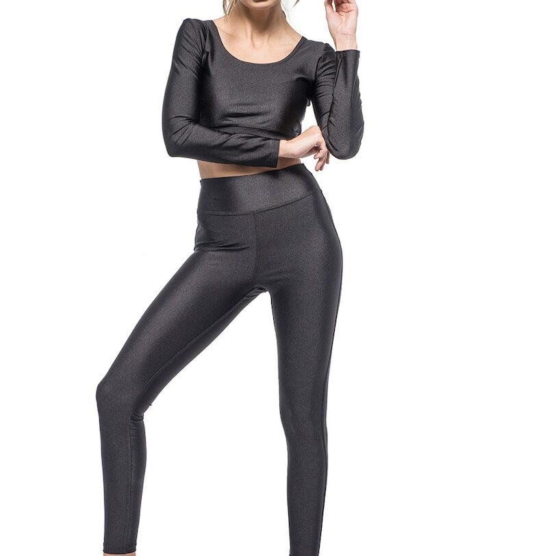 Клин Rena с висока талия - Черен CASA DE MODA VIGO