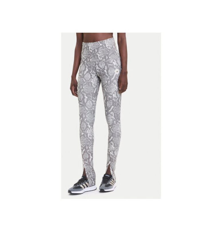 Клин за тренировка - с висока талия и принт тип змийска кожа adidas by Stella McCartney