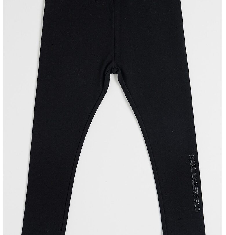 Клин с лого на талията - Черен KARL LAGERFELD KIDS