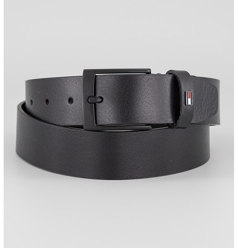 Кожен колан Adan - Черен Tommy Hilfiger