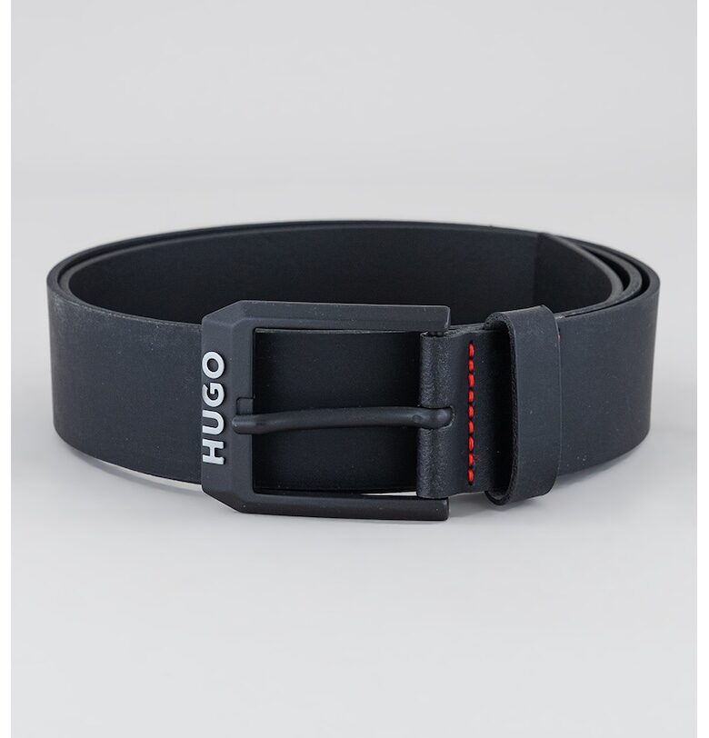 Кожен колан Gelio с лого HUGO