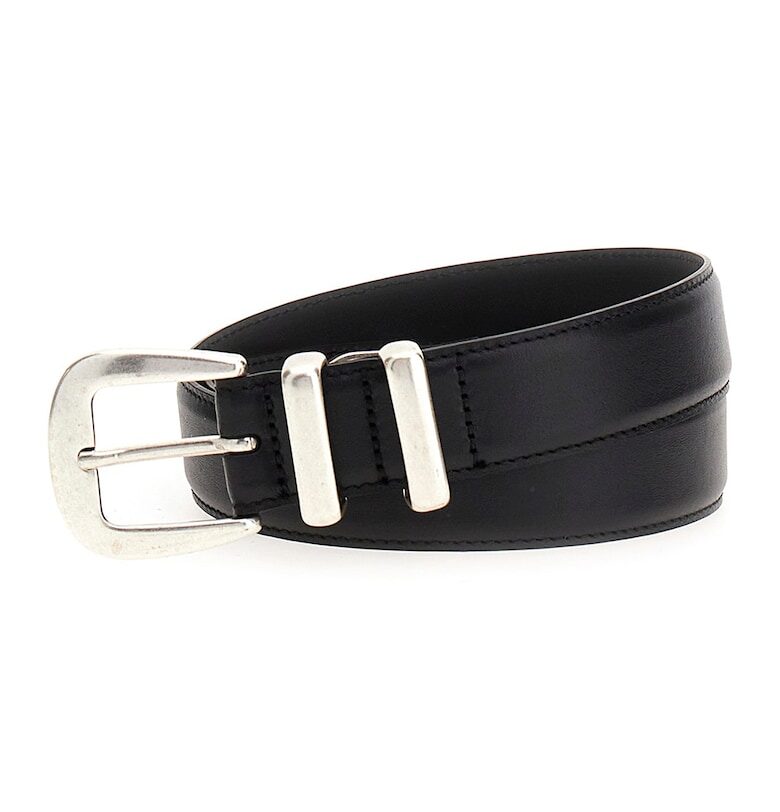 Кожен колан - Черен GUESS