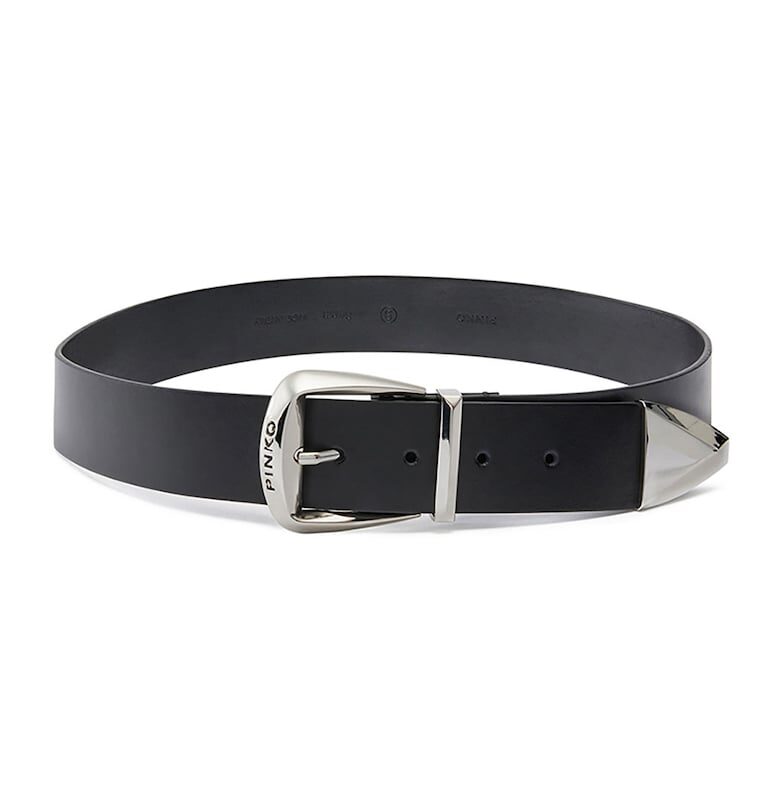 Кожен колан - Черен Pinko