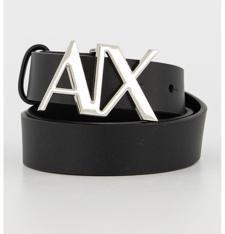 Кожен колан с метален монограм ARMANI EXCHANGE