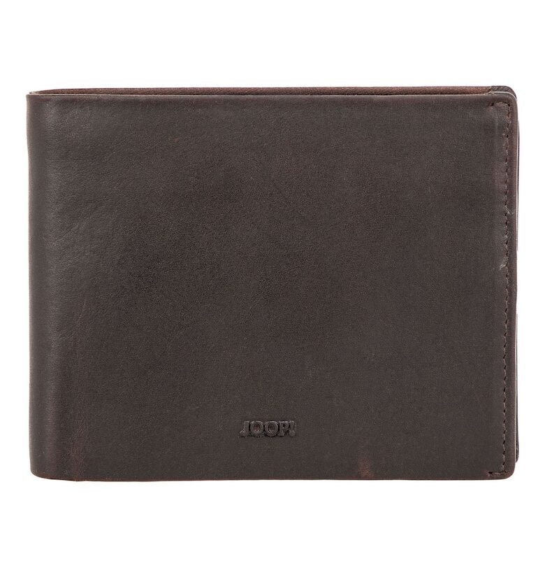 Кожен портфейл Loreto Typhon 9755 с двойно прегъване - Кафяв Joop