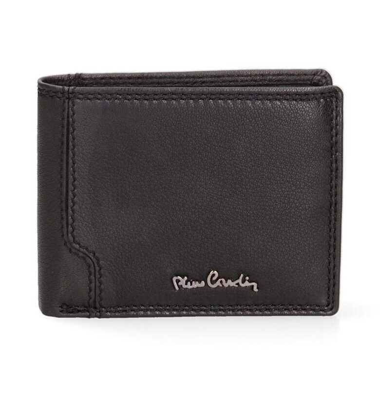 Кожен портфейл - Черен Pierre Cardin