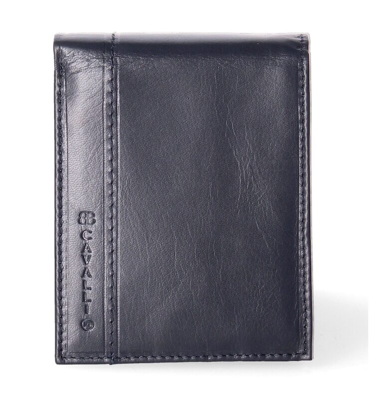 Кожен портфейл с двойно прегъване B Cavalli B