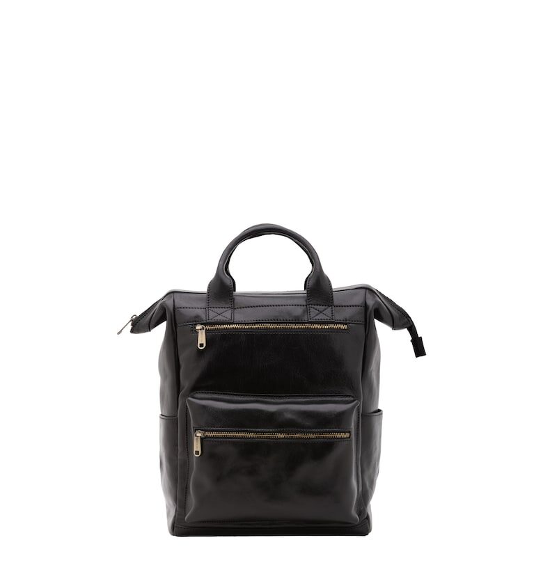 Кожена раница с преден джоб I Fratelli