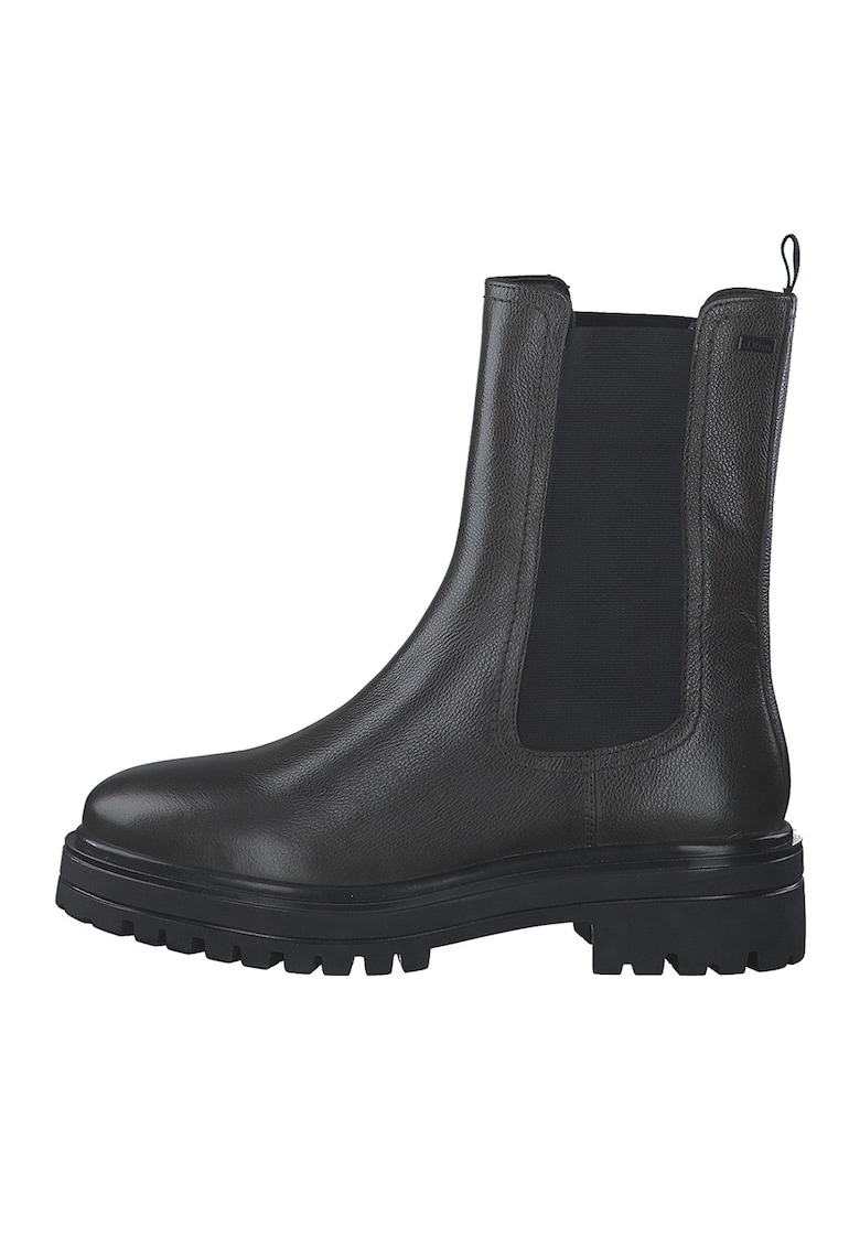 Кожени боти Chelsea - Каки sOliver