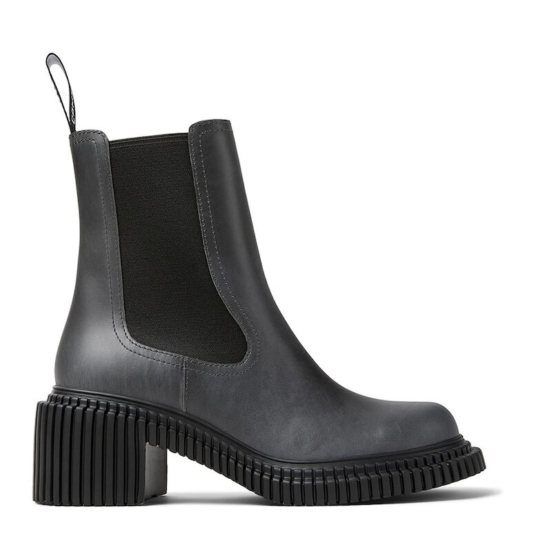 Кожени боти Chelsea  - Черен Camper