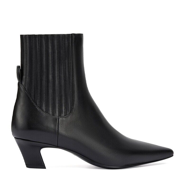 Кожени боти Chelsea - Черен Potamy