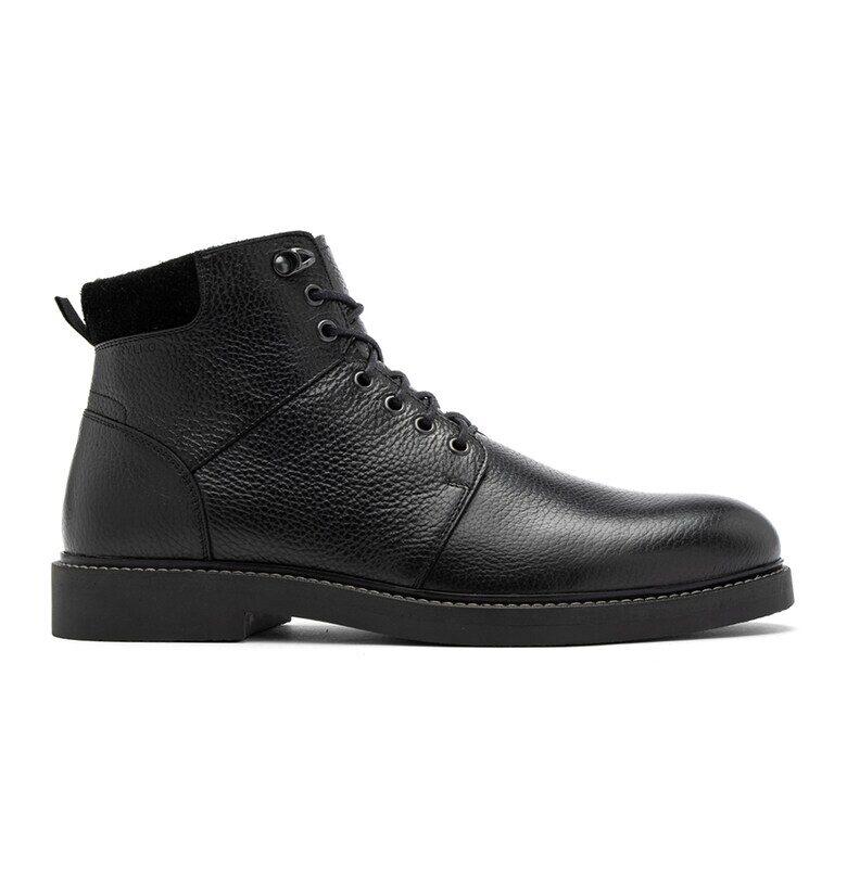 Кожени боти Danny - Черен RYLKO