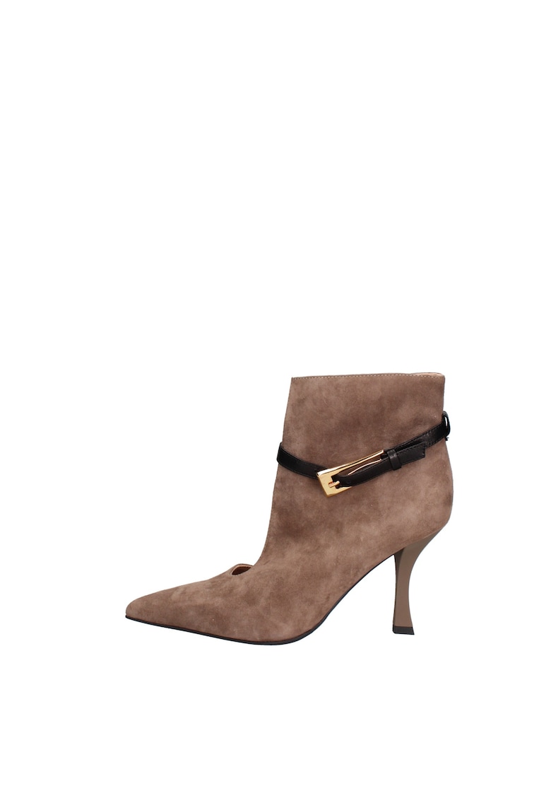 Кожени боти Eulalia Prime - Черен/Сиво-кафяв Marc Ellis