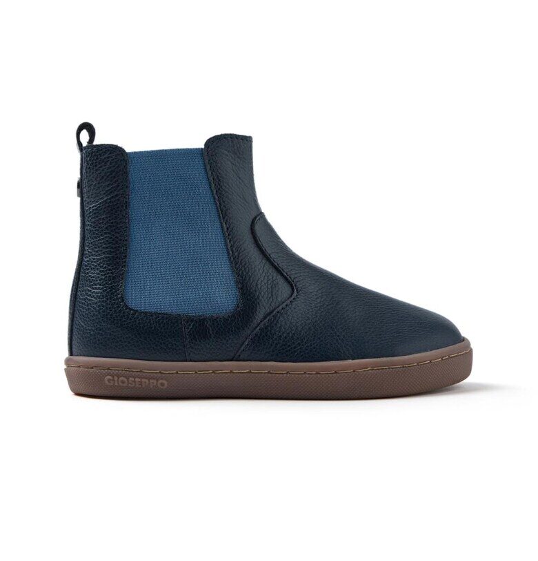 Кожени боти Haslett с текстил - Тъмносин Gioseppo