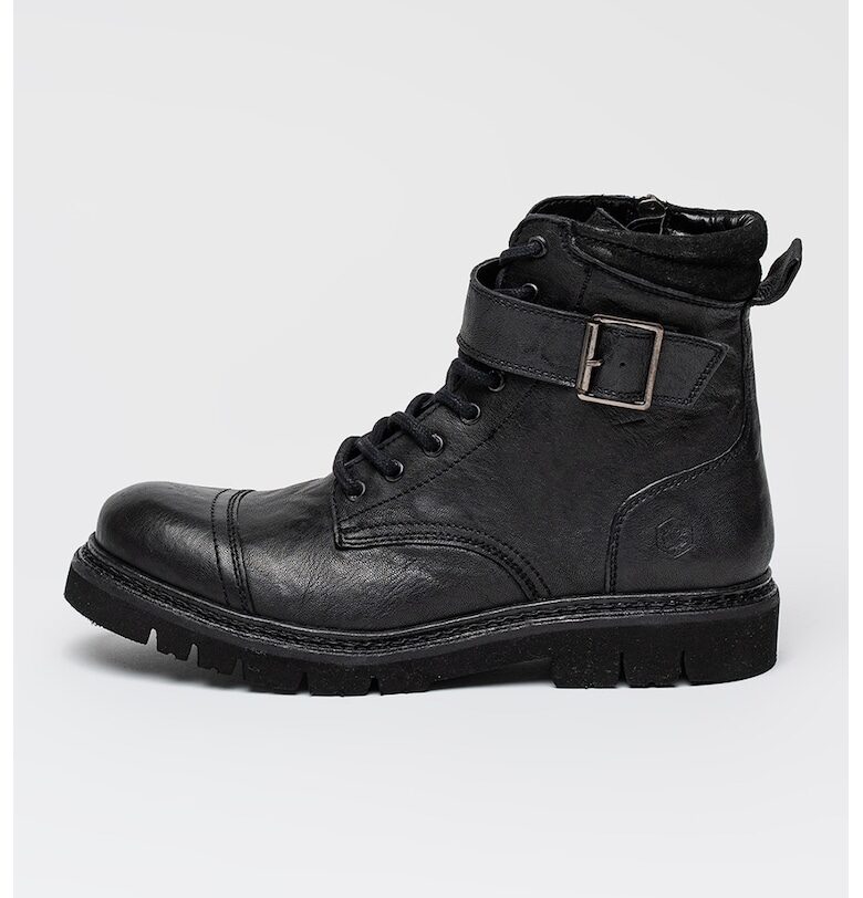 Кожени боти Mastro - Черен Lumberjack