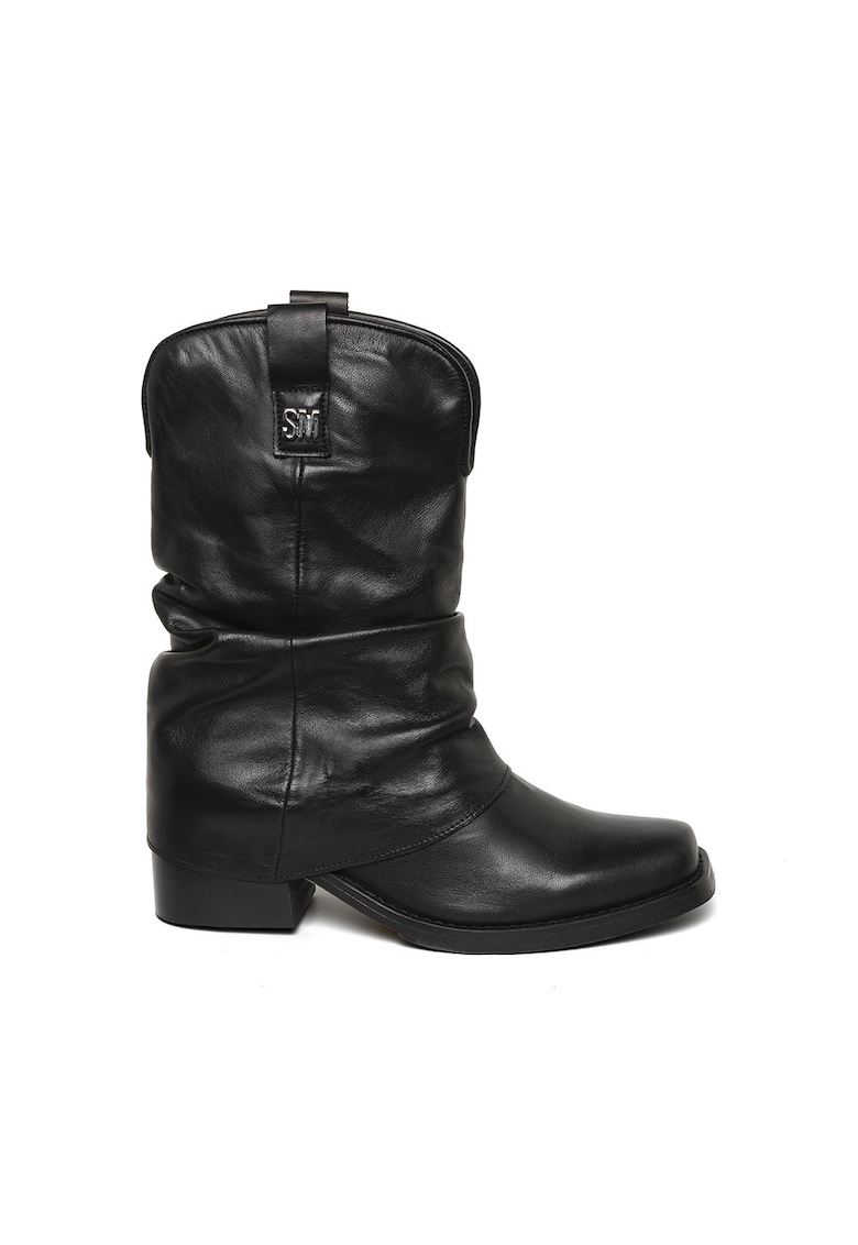 Кожени боти Qiana - Черен Steve Madden