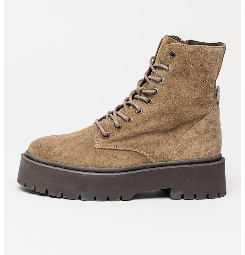 Кожени боти Skylar - Камел Steve Madden