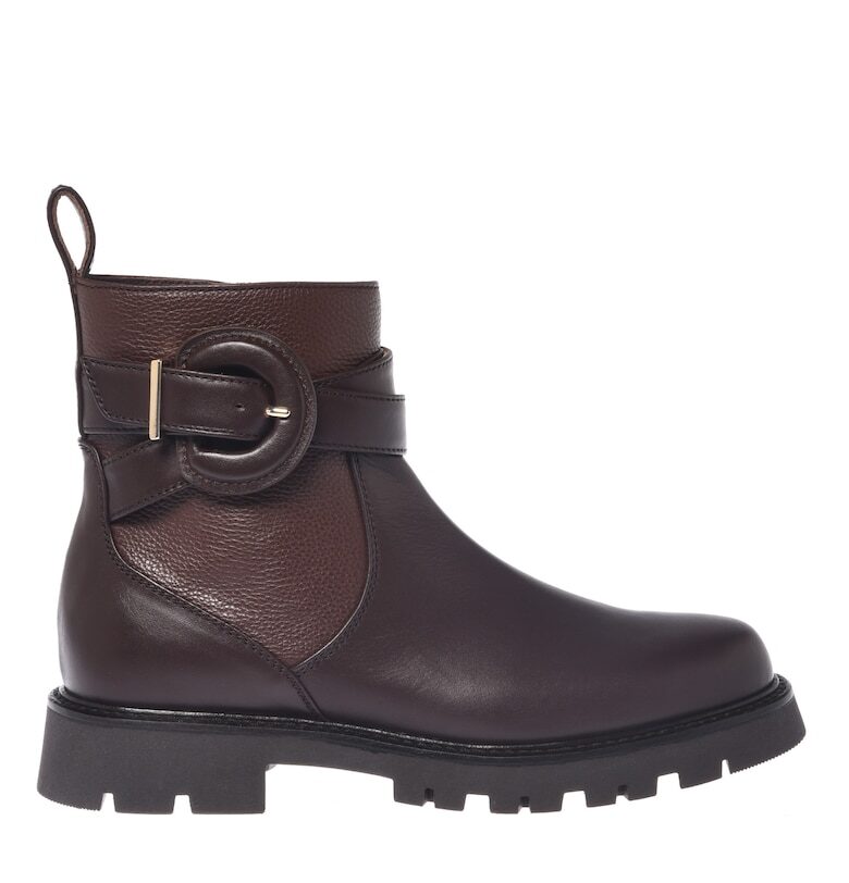 Кожени боти - Тъмнокафяв Baldinini