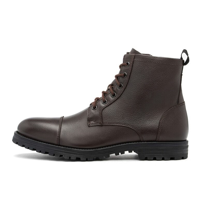 Кожени боти - Тъмнокафяв RYLKO