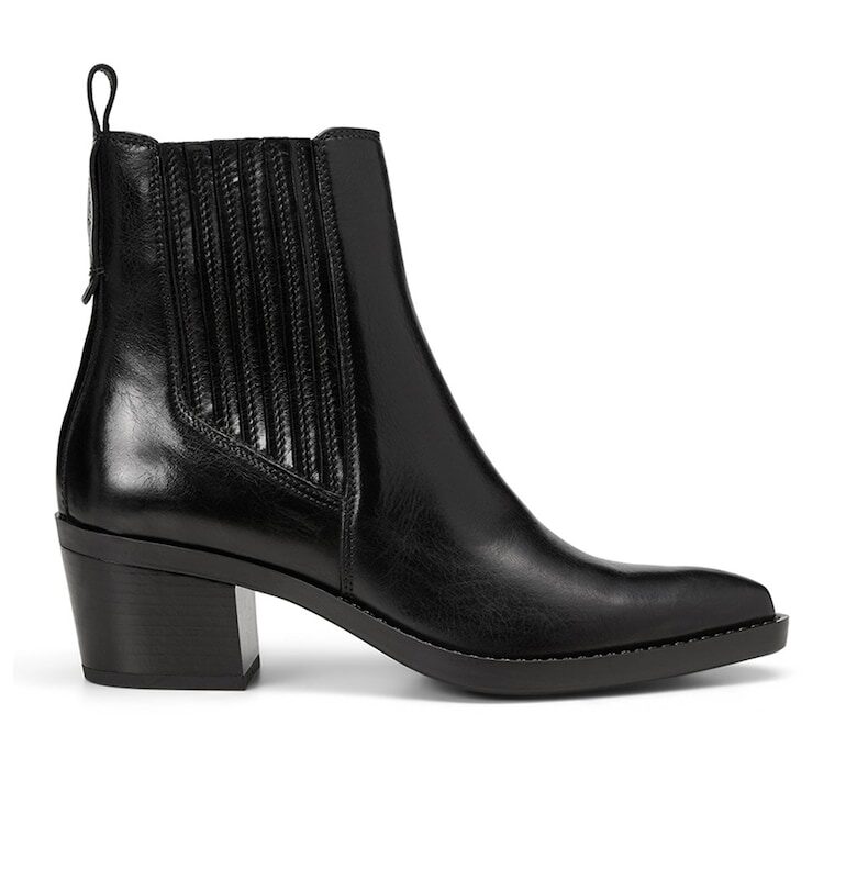 Кожени боти - Черен Marc OPolo