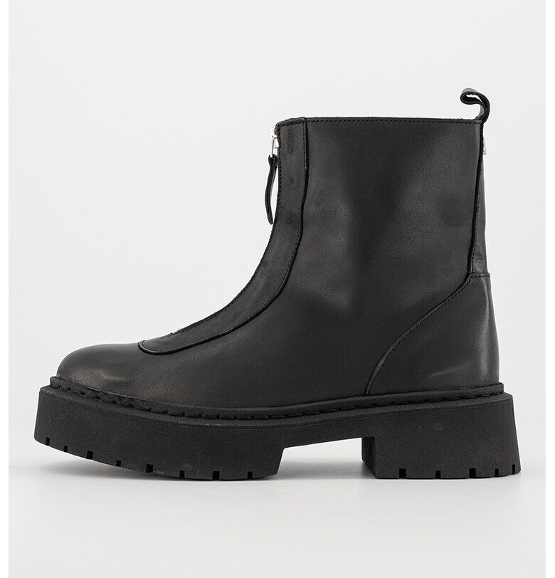 Кожени боти - Черен Steve Madden