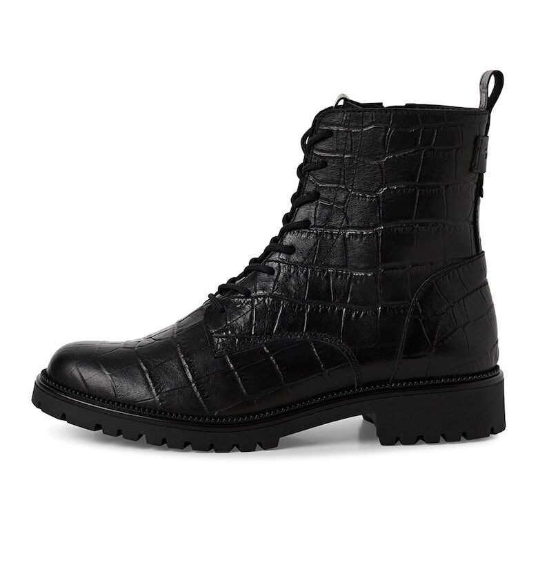 Кожени боти - Черен Tamaris