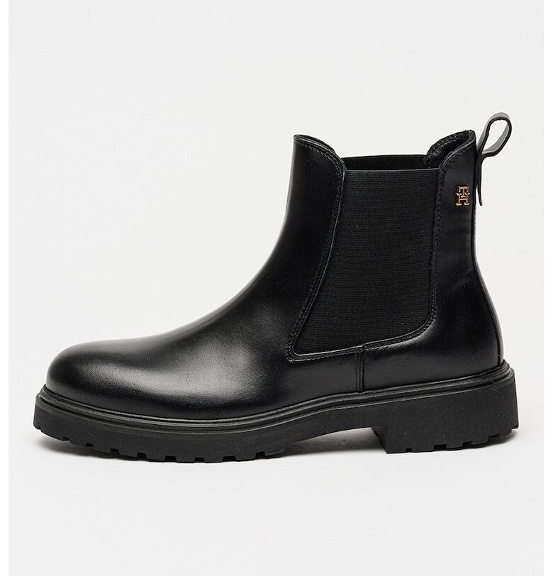 Кожени боти - Черен Tommy Hilfiger
