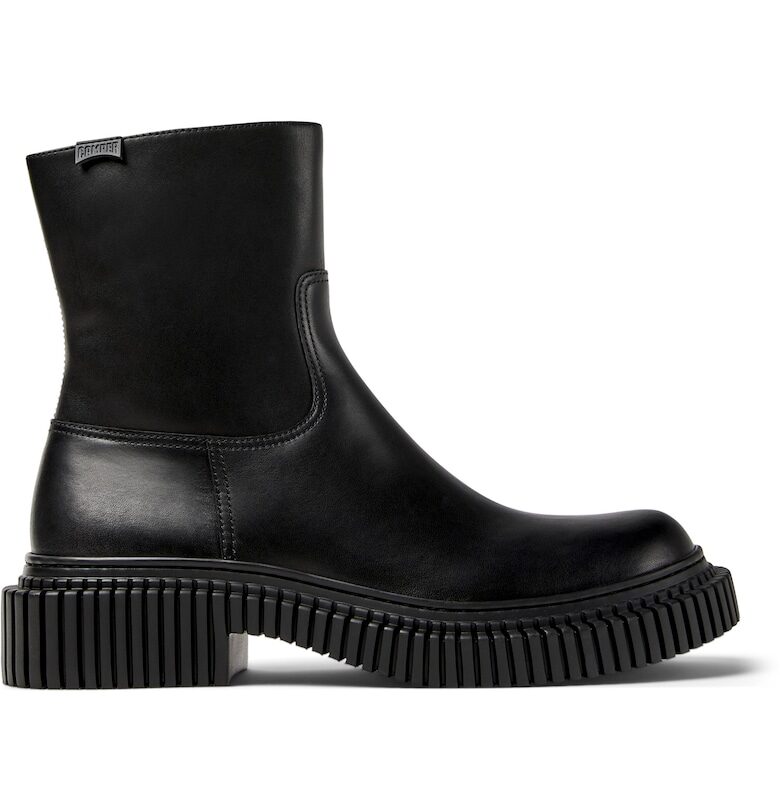 Кожени боти с цип - Черен Camper