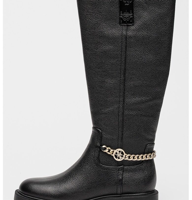 Кожени ботуши - Черен GUESS