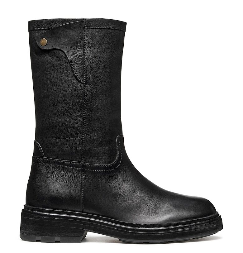 Кожени ботуши - Черен Geox