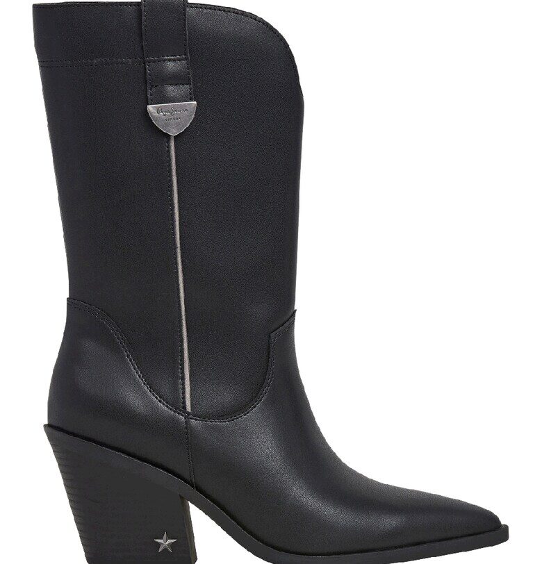 Кожени ботуши - Черен Pepe Jeans London