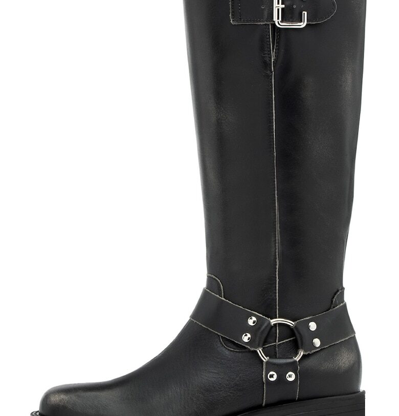 Кожени ботуши - Черен RYLKO