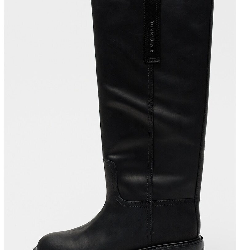 Кожени ботуши - Черен Tommy Jeans