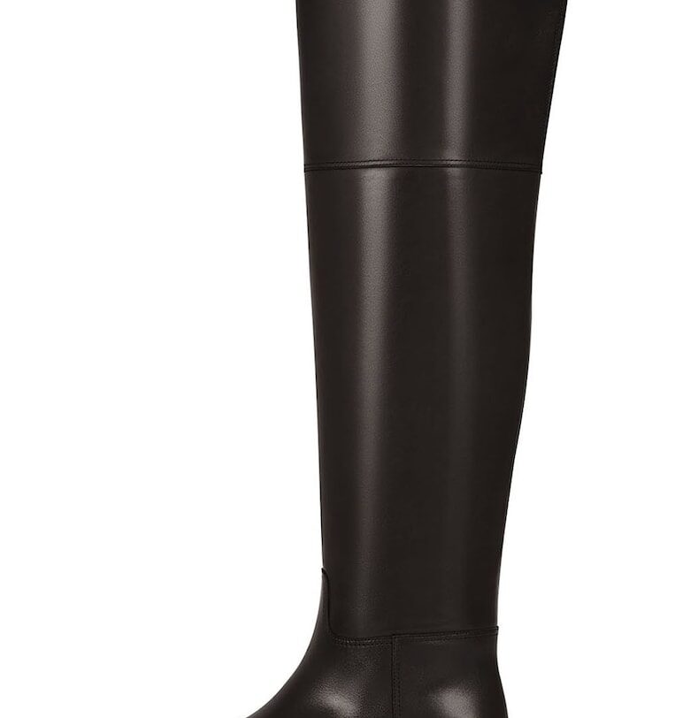 Кожени ботуши с цип - Тъмнокафяв Potamy