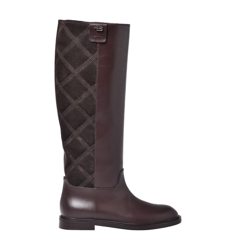 Кожени високи ботуши - Тъмнокафяв Baldinini