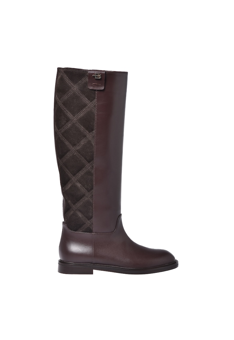 Кожени високи ботуши - Тъмнокафяв Baldinini