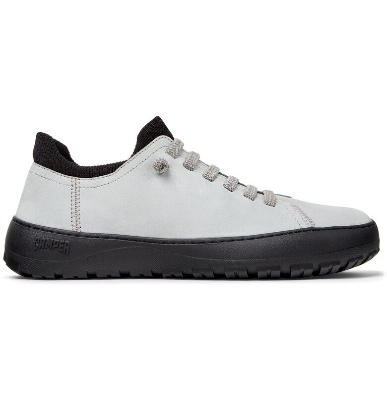 Кожени кежуъл обувки Peu Serra - Светло сив Camper