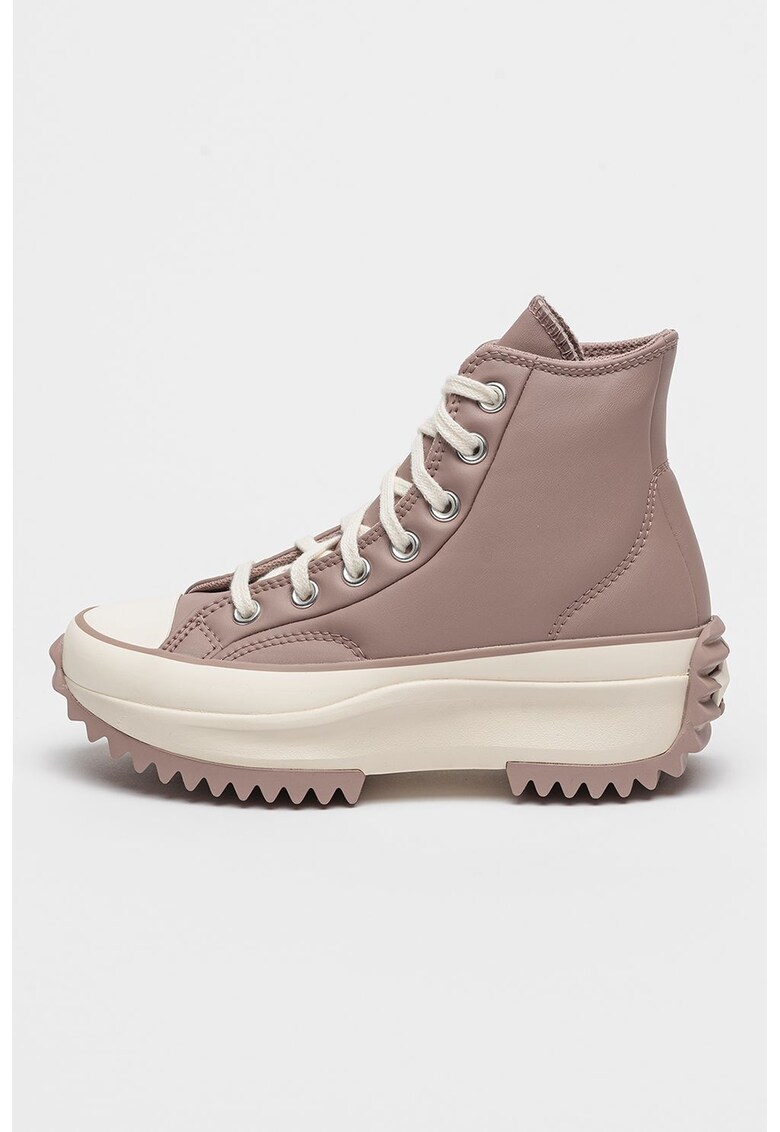 Кожени кецове Run Star Hike с равна платформа Converse