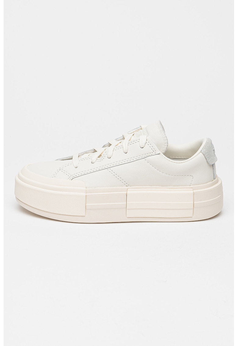 Кожени маратонки Cruise с равна платформа - Мръснобял Converse
