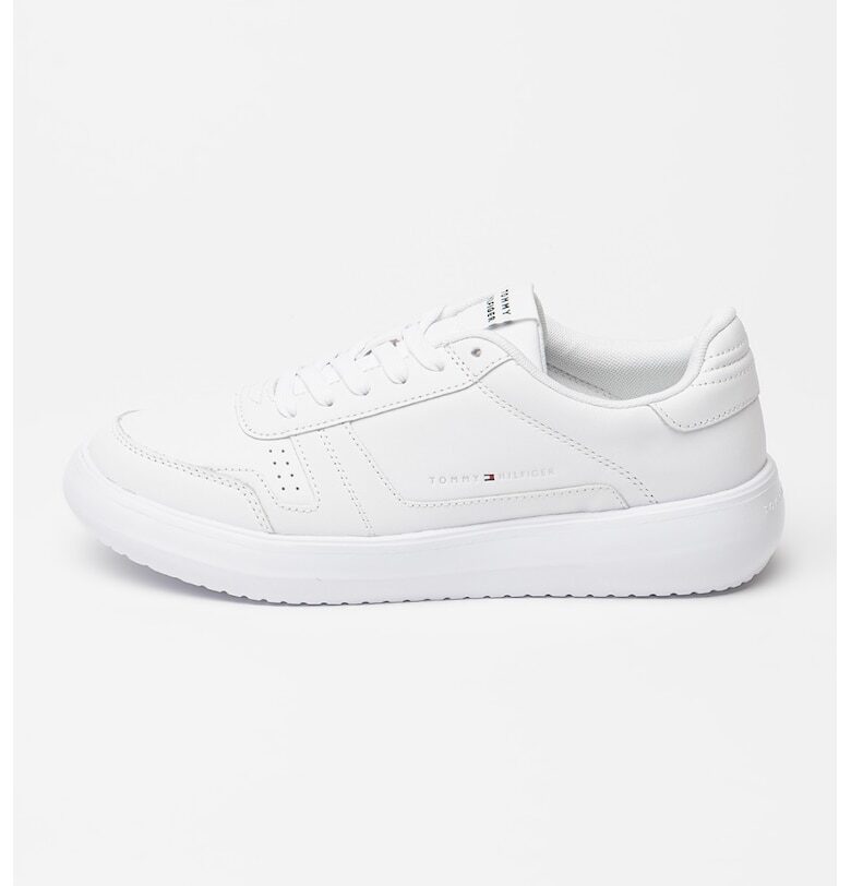 Кожени маратонки Modern с лого - Бял Tommy Hilfiger