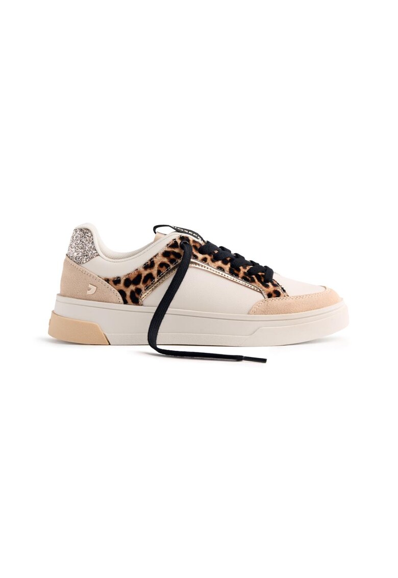 Кожени маратонки с принт - Кафяв Gioseppo