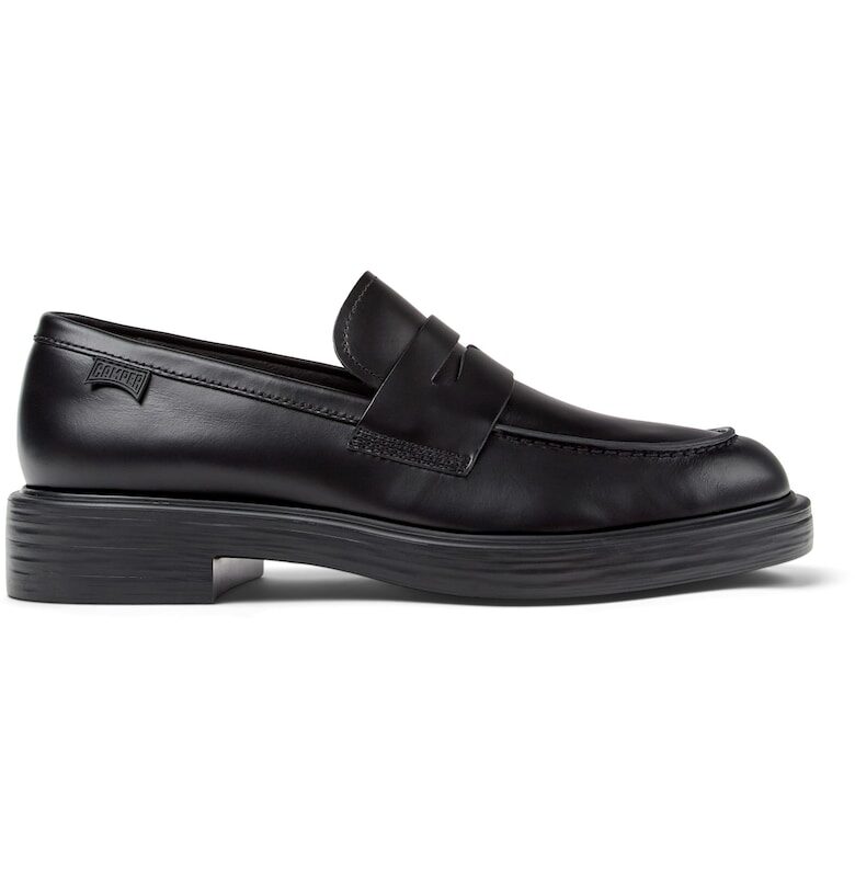 Кожени мокасини Dean - Черен Camper