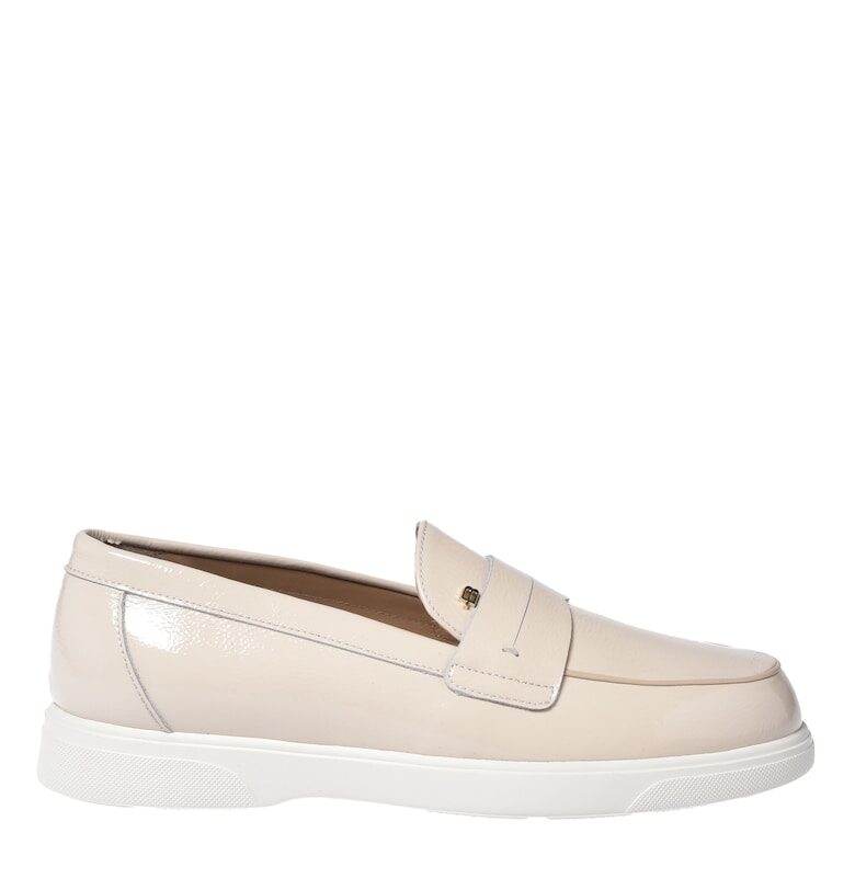 Кожени мокасини - Слонова кост Baldinini