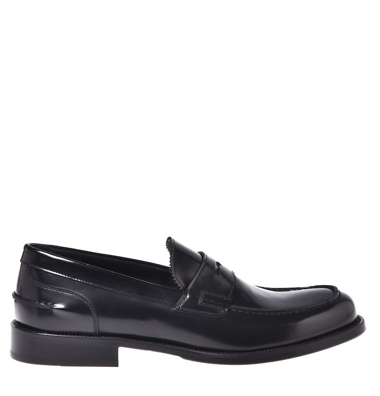 Кожени мокасини - Черен Baldinini