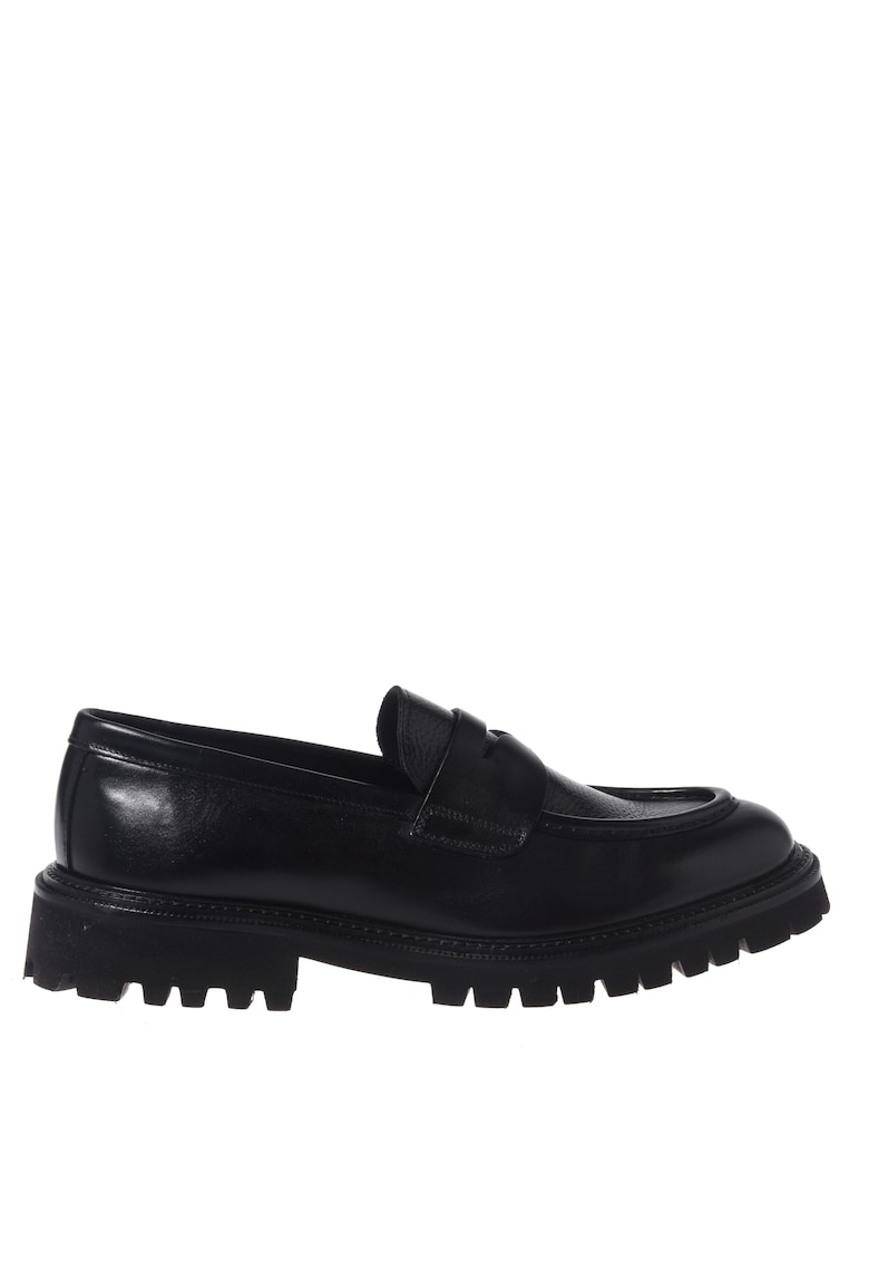 Кожени мокасини - Черен Baldinini